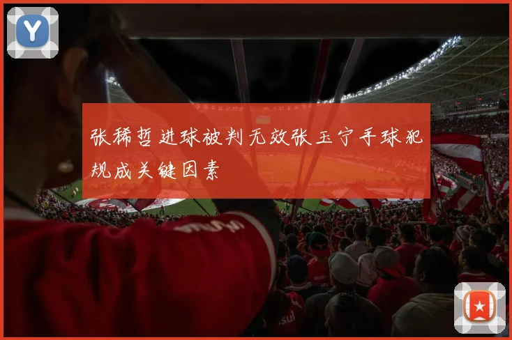 张稀哲进球被判无效张玉宁手球犯规成关键因素